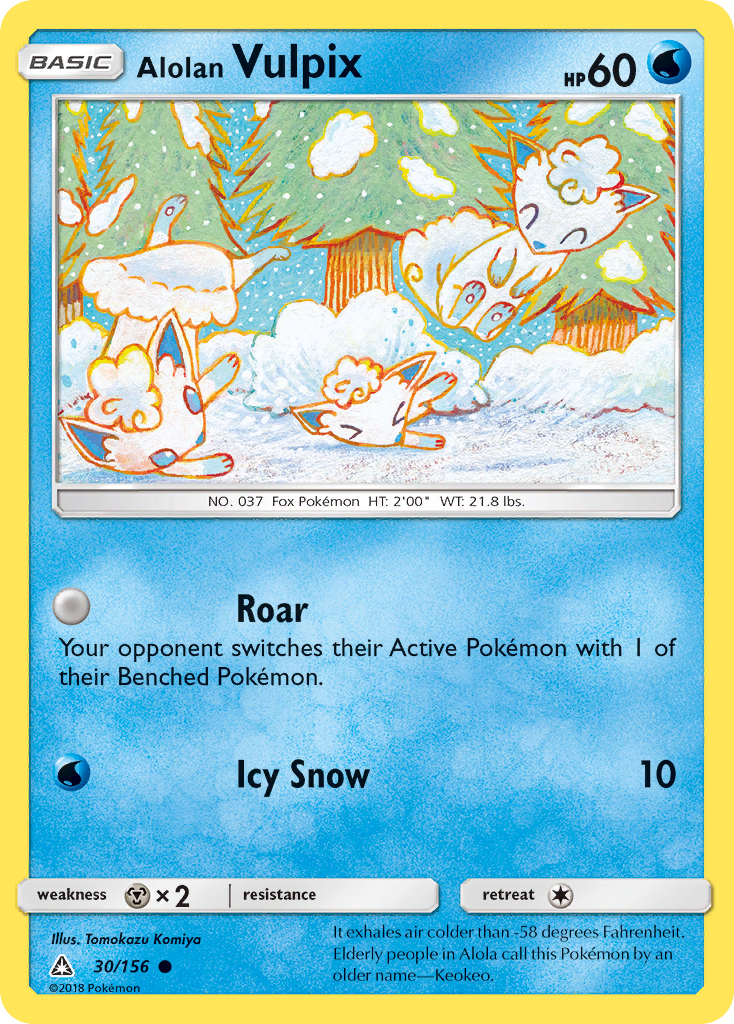 Alolan Vulpix - 030/156 - Ultra Prism