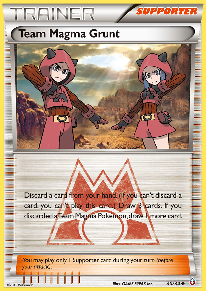 Team Magma Grunt - 30/34 - Double Crisis