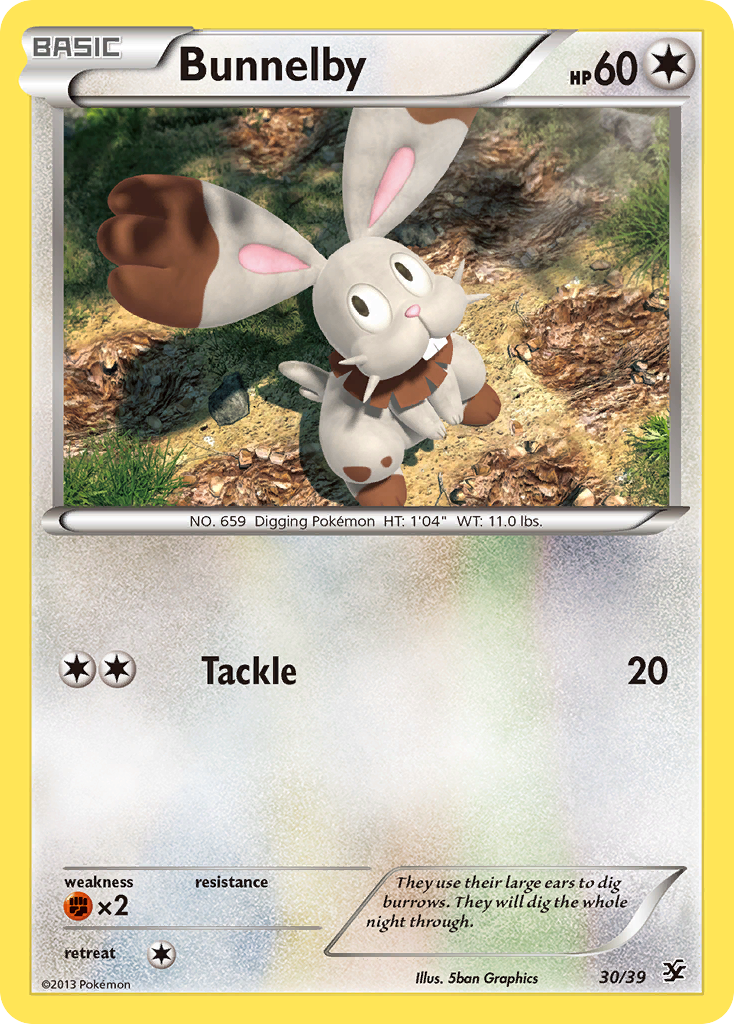 Bunnelby - 30/39 - Kalos Starter Set