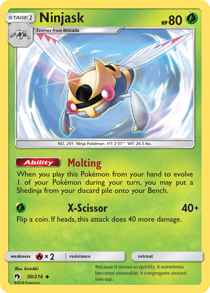 Ninjask - 030/214 - Lost Thunder