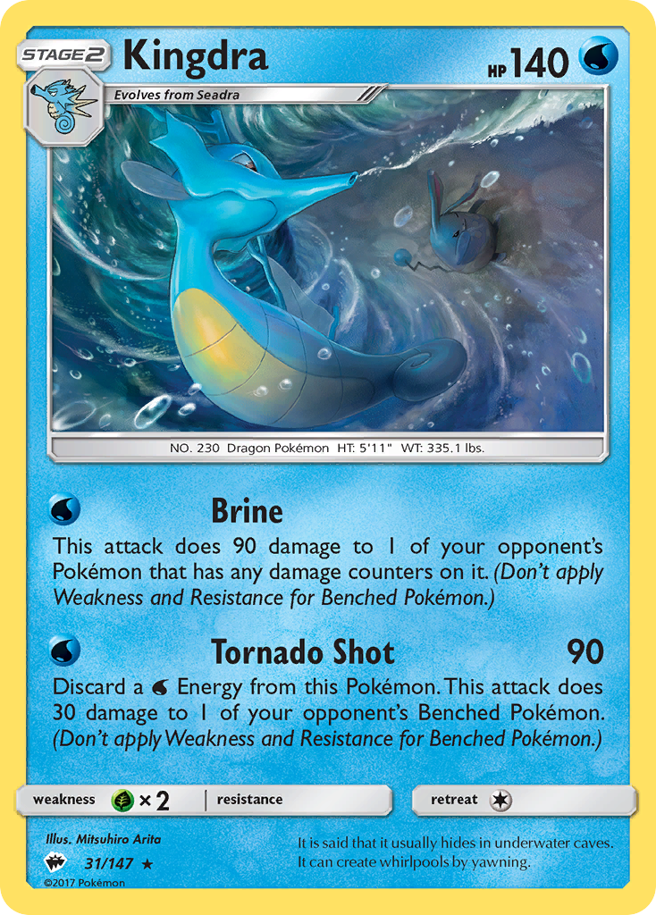 Kingdra - 031/147 - Burning Shadows