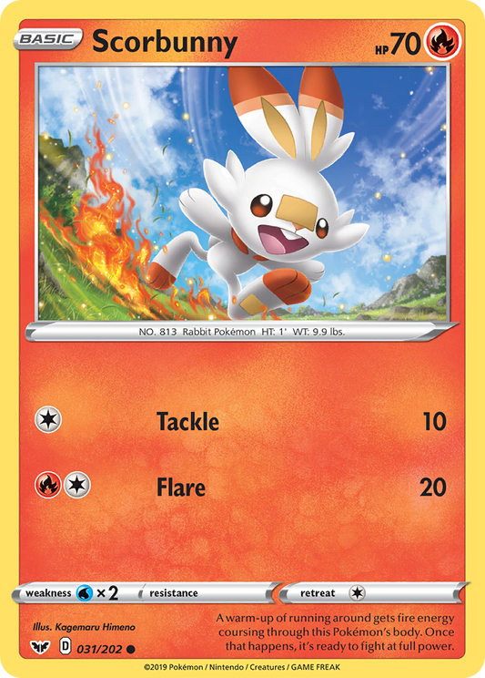 Scorbunny - 031/202 - Sword & Shield