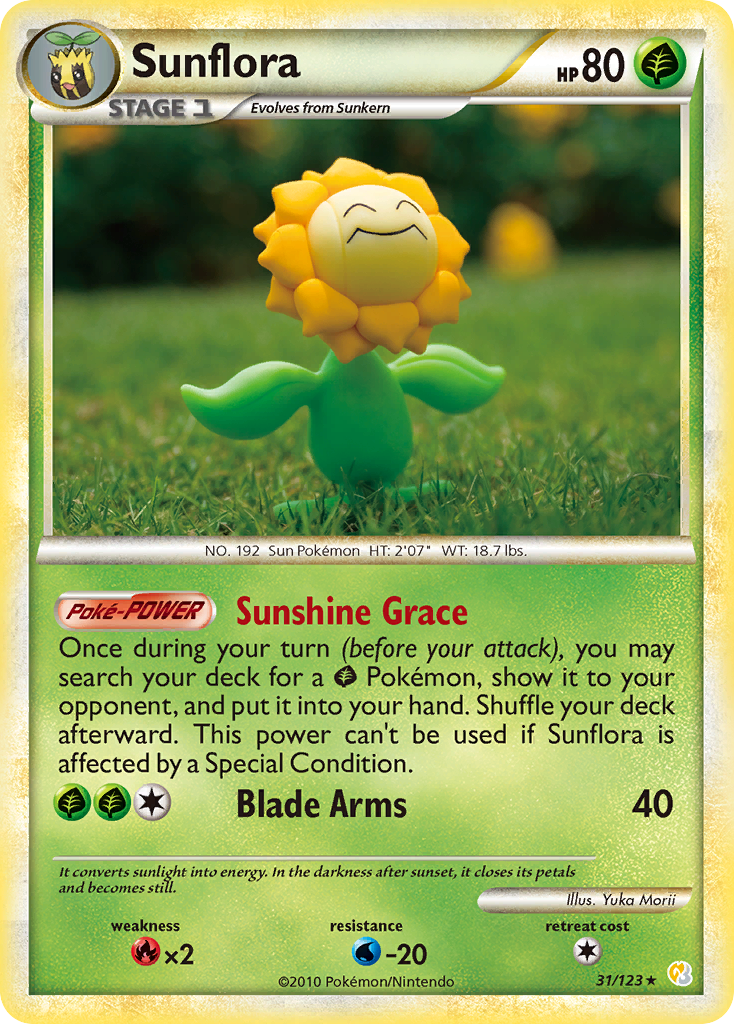 Sunflora - 031/123 - HeartGold & SoulSilver