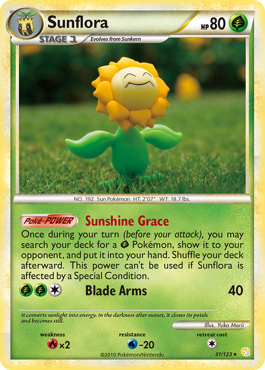 Sunflora - 031/123 - HeartGold & SoulSilver