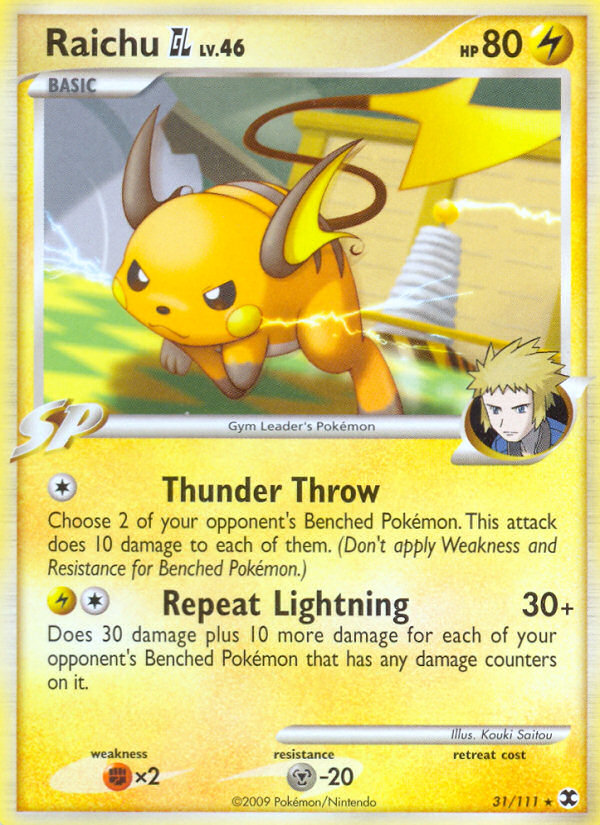 Raichu GL - 031/111 - Rising Rivals