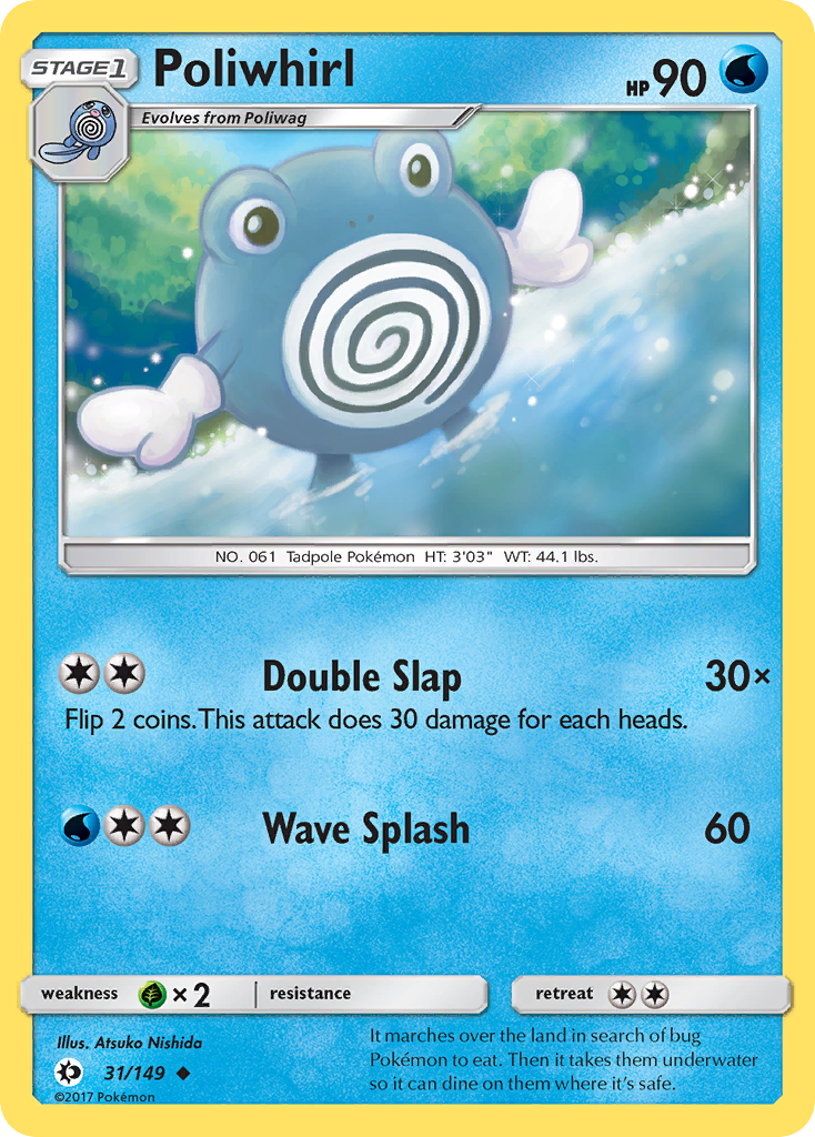 Poliwhirl - 031/149 - Sun & Moon