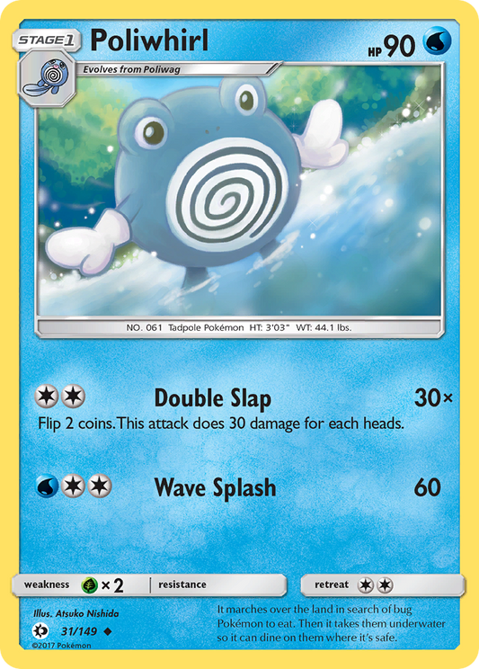 Poliwhirl - 031/149 - Sun & Moon