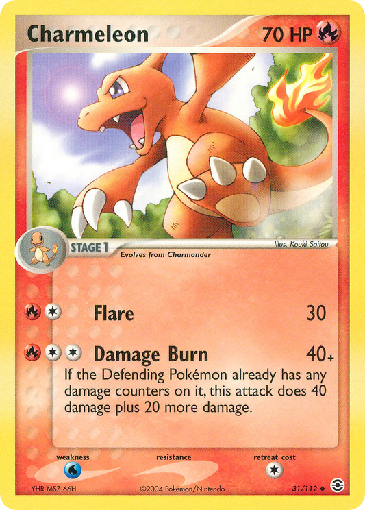 Charmeleon - 031/112 - FireRed & LeafGreen