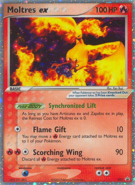 Moltres ex - 31/40 - Nintendo Black Star Promos