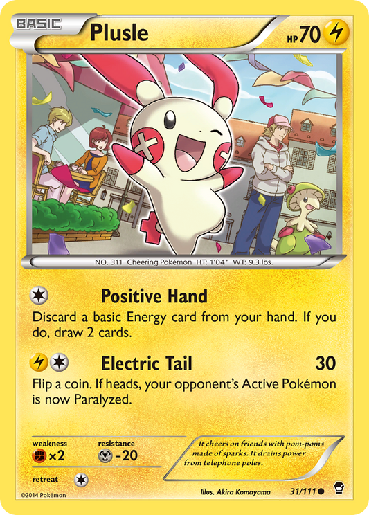 Plusle - 031/111 - Furious Fists