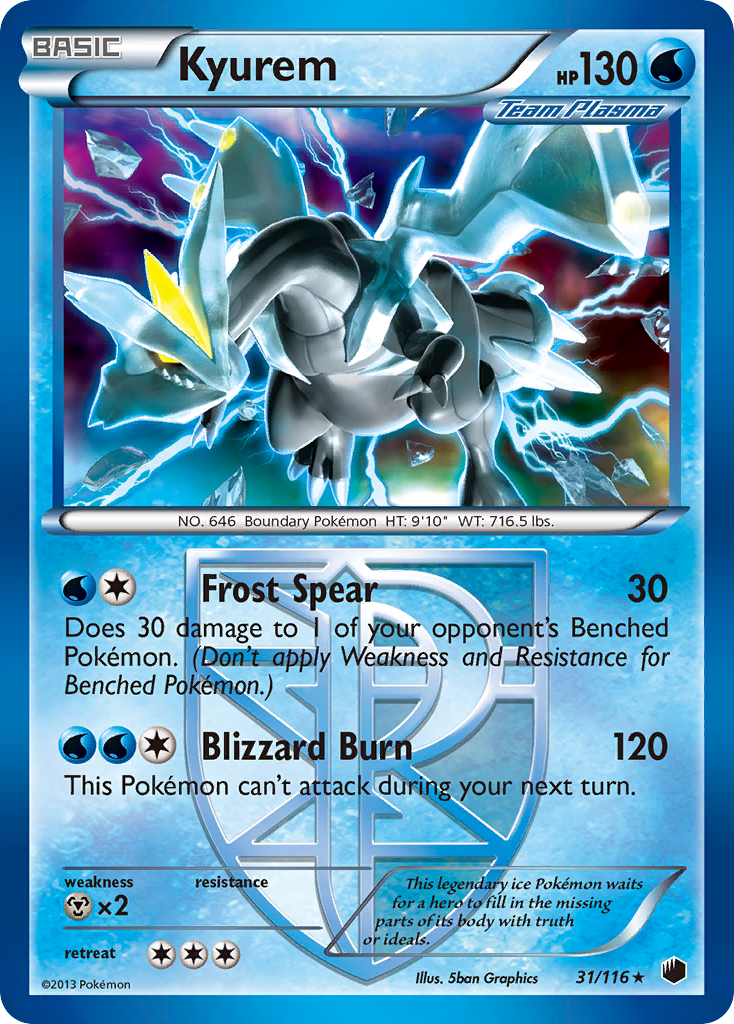 Kyurem - 031/116 - Plasma Freeze