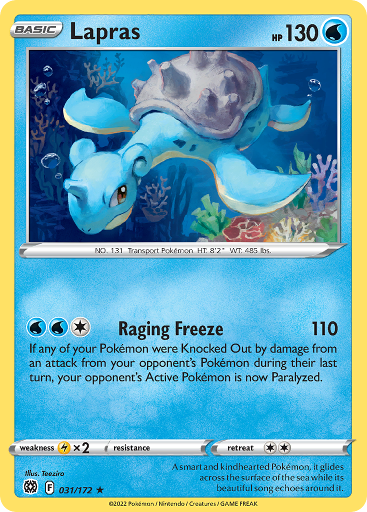 Lapras - 031/172 - Brilliant Stars