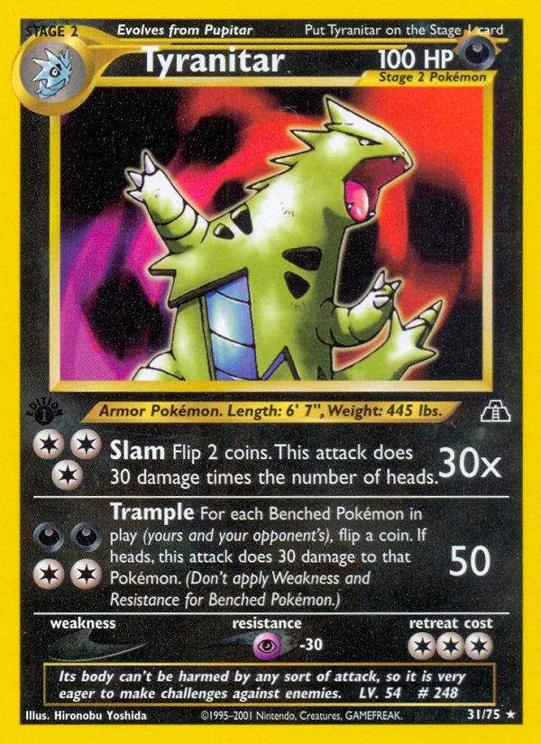 Tyranitar - 31/75 - Neo Discovery