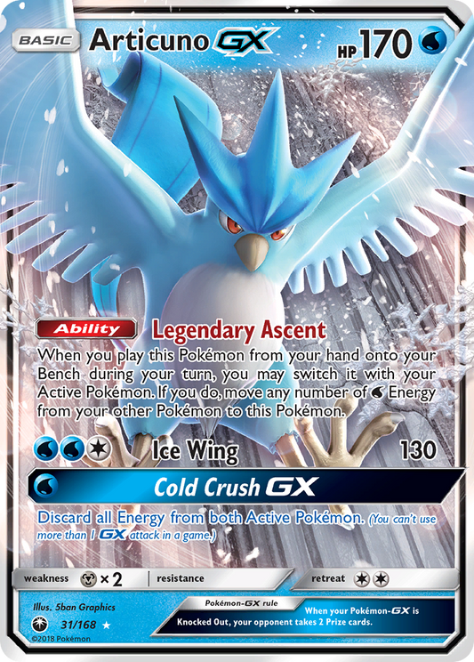 Articuno-GX - 031/168 - Celestial Storm