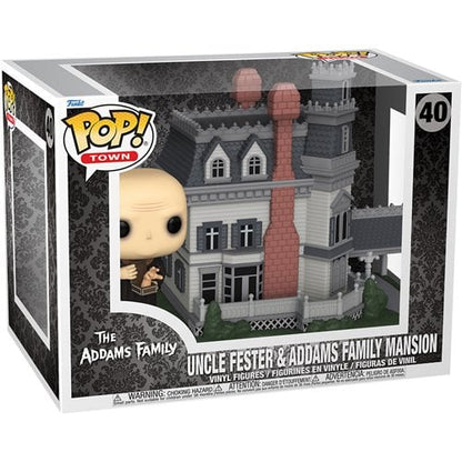 The Addams Family Uncle Fester & Addams Family Mansion Pop! Town #40