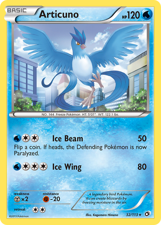 Articuno - 032/113 - Legendary Treasures