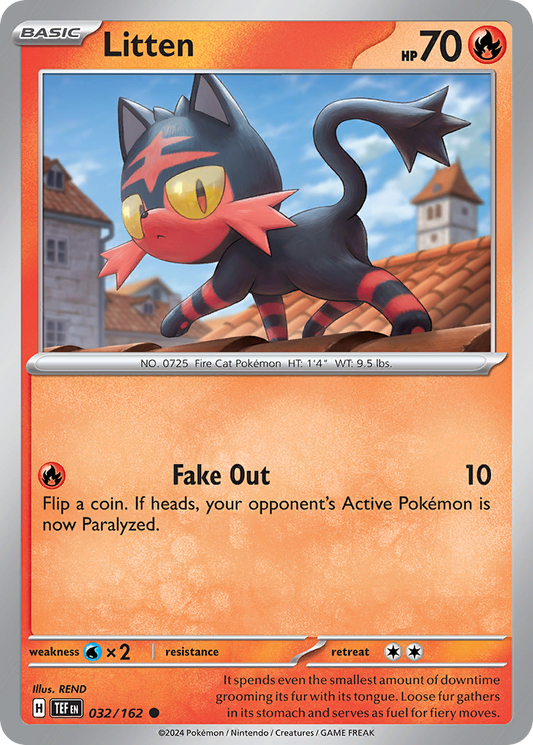 Litten - 032/162 - Temporal Forces