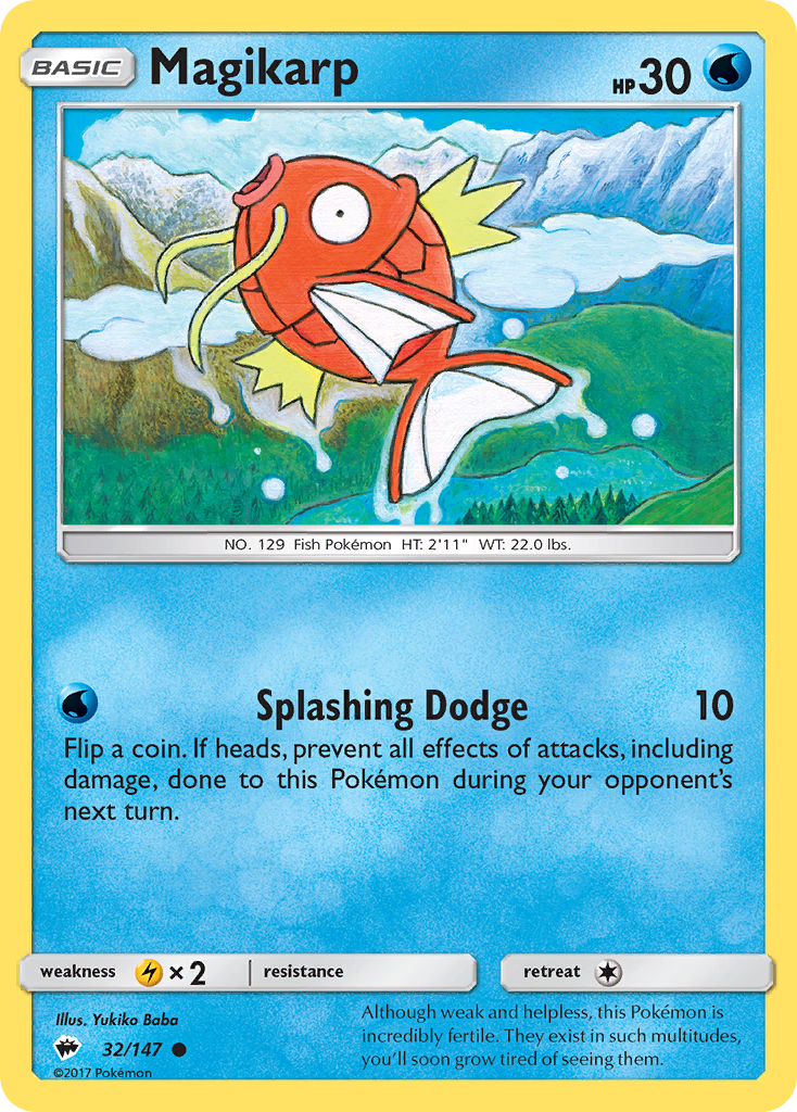 Magikarp - 032/147 - Burning Shadows