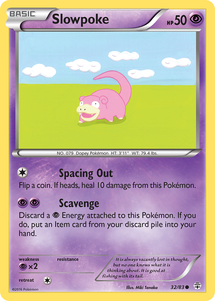 Slowpoke - 32/83 - Generations