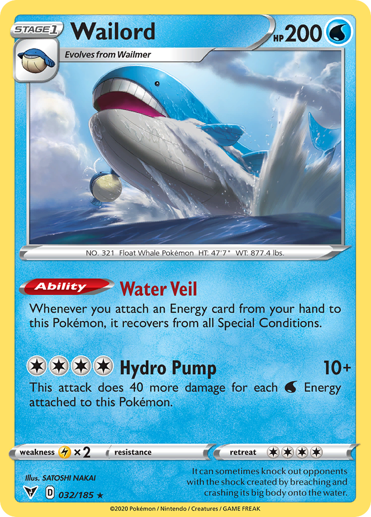 Wailord - 032/185 - Vivid Voltage