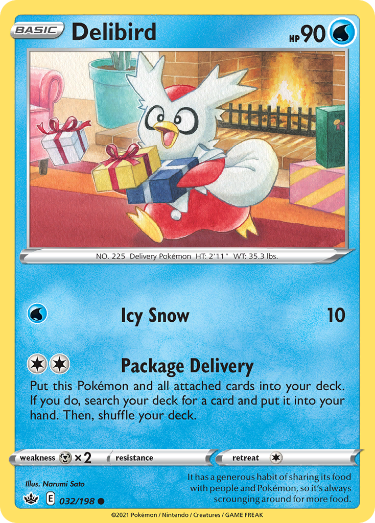 Delibird - 032/198 - Chilling Reign