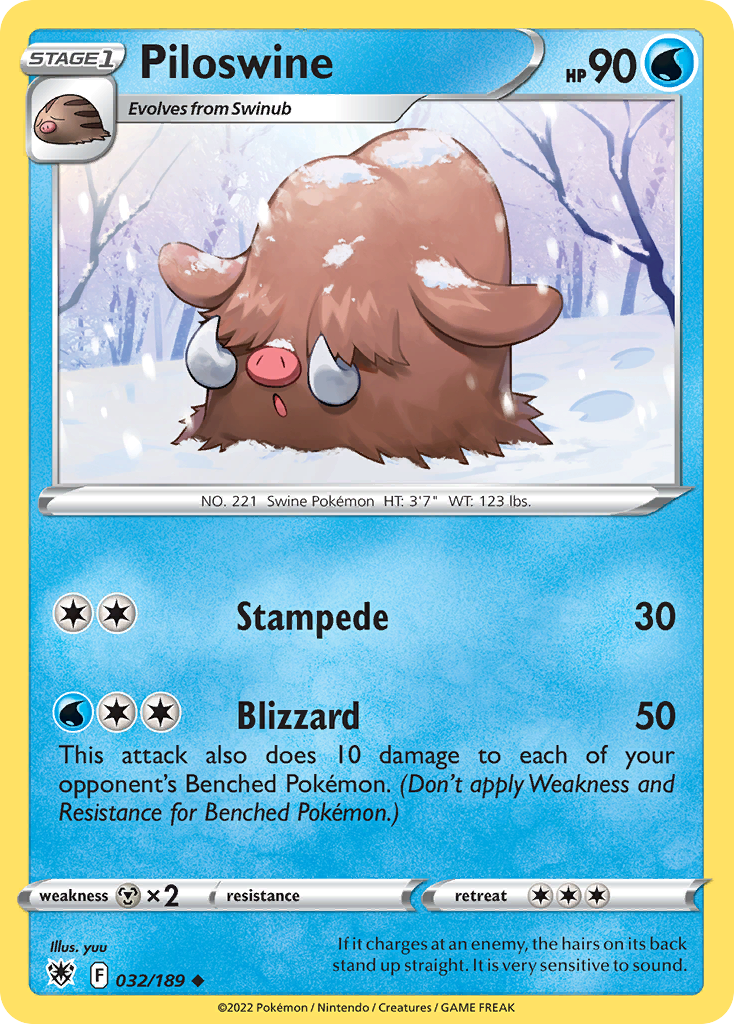 Piloswine - 032/189 - Astral Radiance