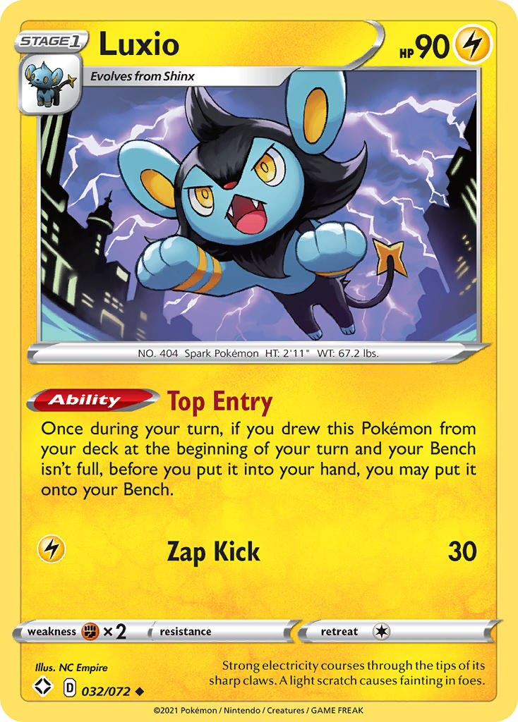 Luxio - 32/72 - Shining Fates