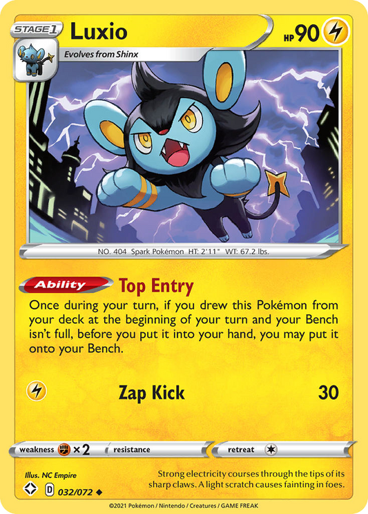 Luxio - 32/72 - Shining Fates