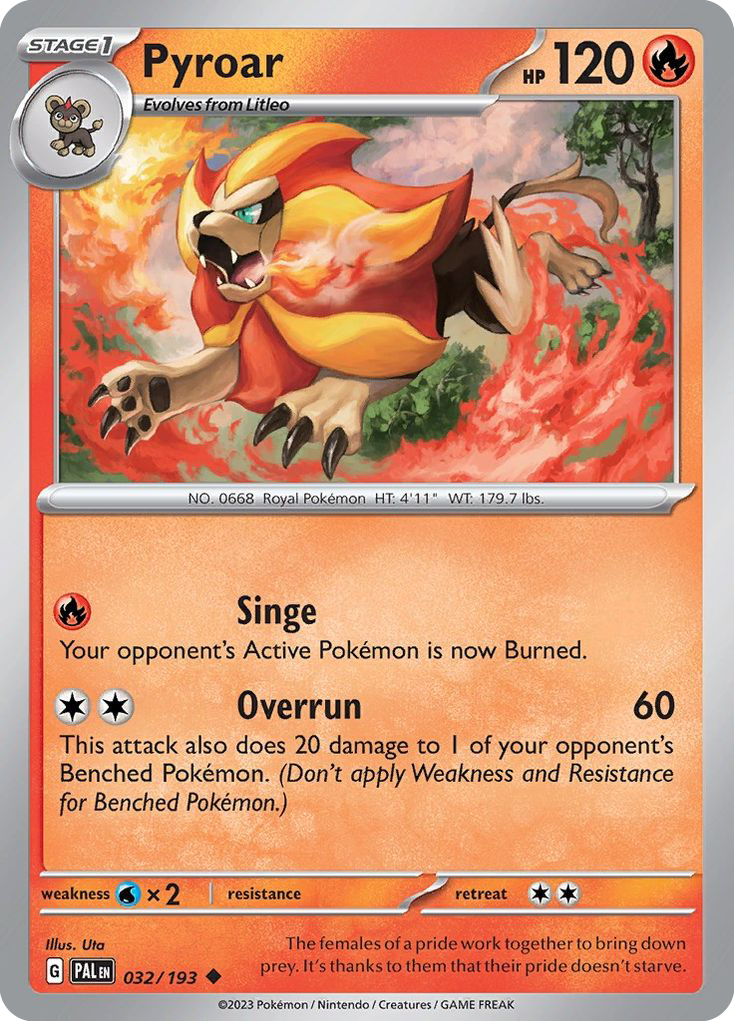 Pyroar - 032/193 - Paldea Evolved