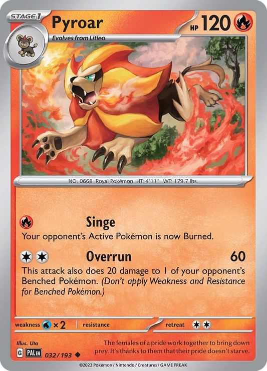 Pyroar - 032/193 - Paldea Evolved