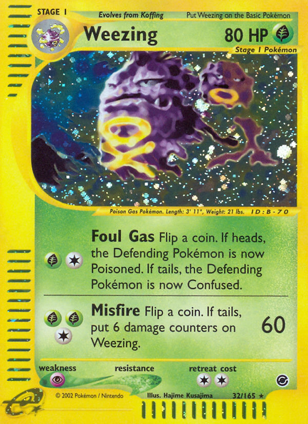 Weezing - 032/165 - Expedition Base Set