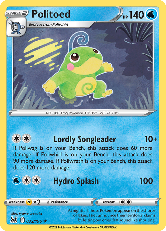 Politoed - 032/196 - Lost Origin