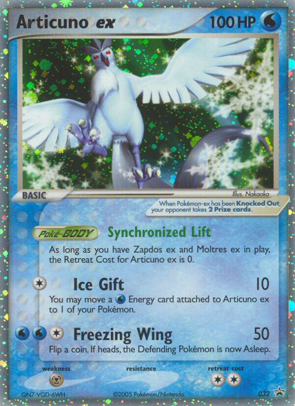 Articuno ex - 32/40 - Nintendo Black Star Promos