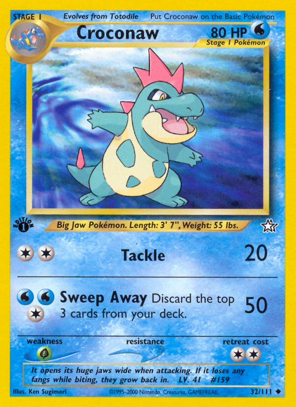 Croconaw - 032/111 - Neo Genesis