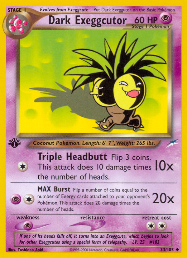 Dark Exeggutor - 033/105 - Neo Destiny