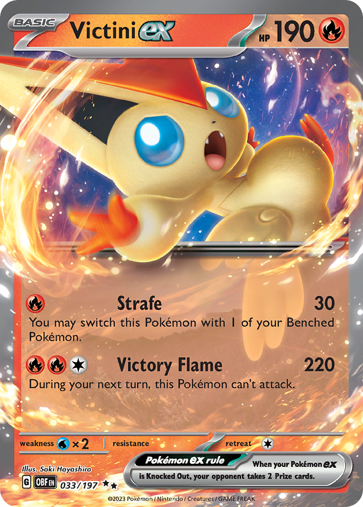 Victini ex - 033/197 - Obsidian Flames