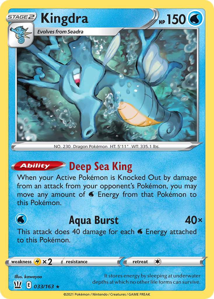 Kingdra - 033/163 - Battle Styles