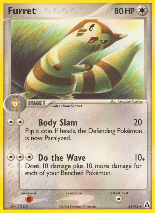 Furret - 33/92 - Legend Maker