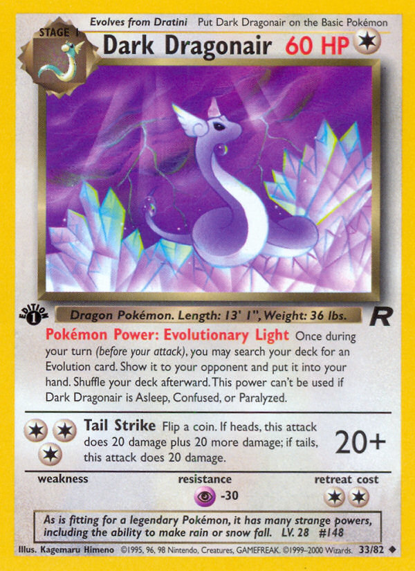 Dark Dragonair - 33/82 - Team Rocket