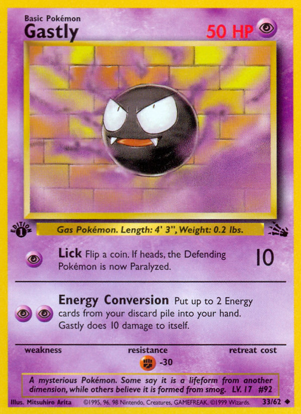 Gastly - 33/62 - Fossil