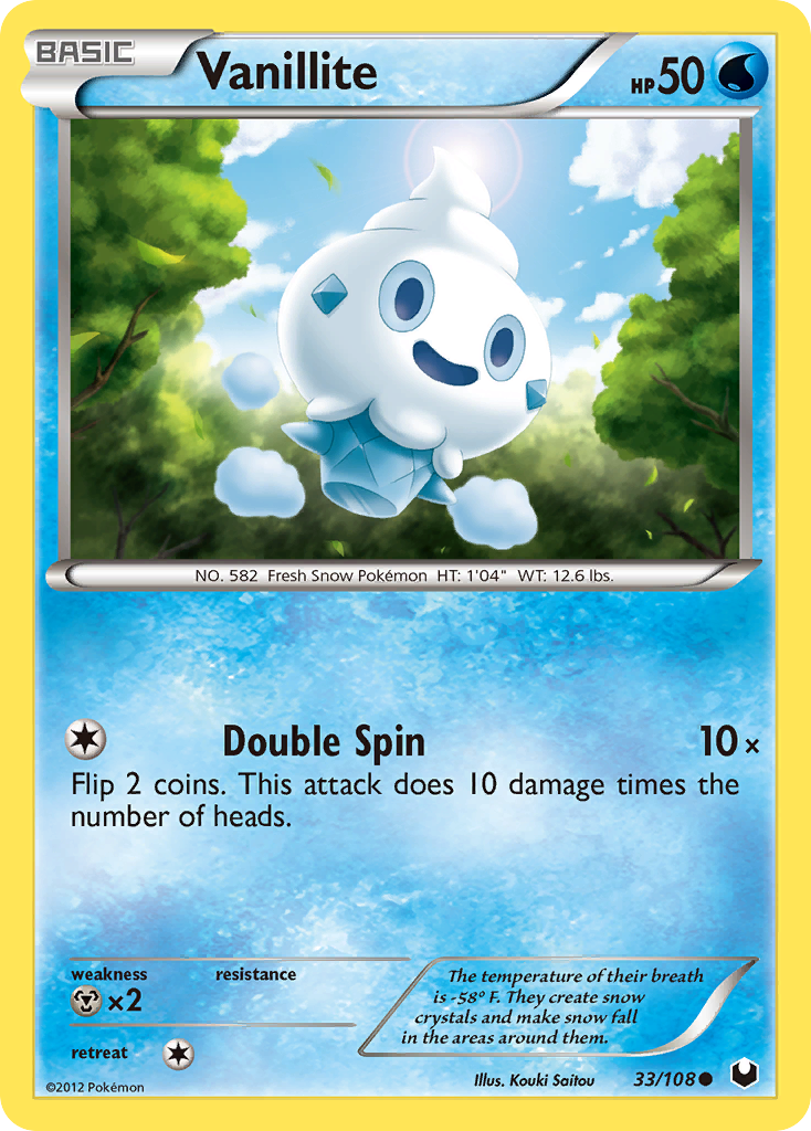 Vanillite - 033/108 - Dark Explorers