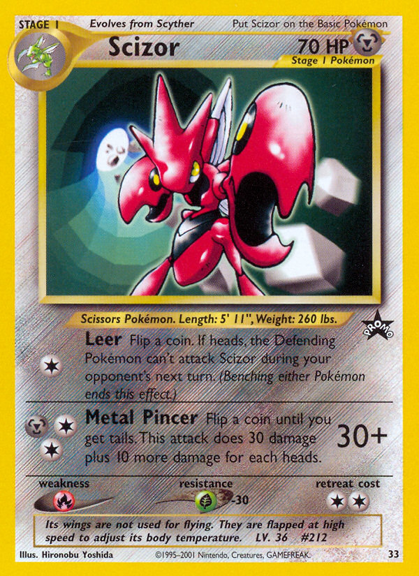 Scizor - 33/53 - Wizards Black Star Promos