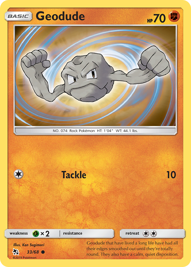 Geodude - 33/68 - Hidden Fates