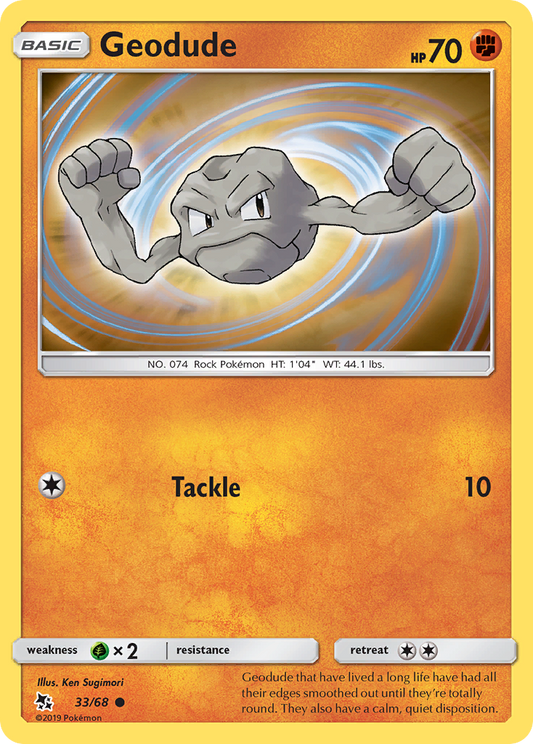 Geodude - 33/68 - Hidden Fates