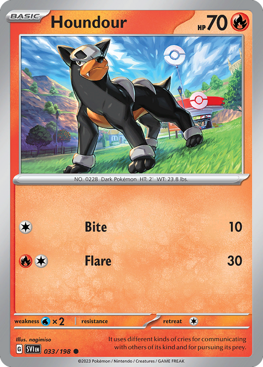 Houndour - 033/198 - Scarlet & Violet