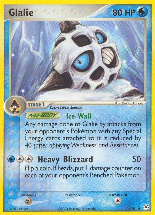 Glalie - 034/101 - Hidden Legends