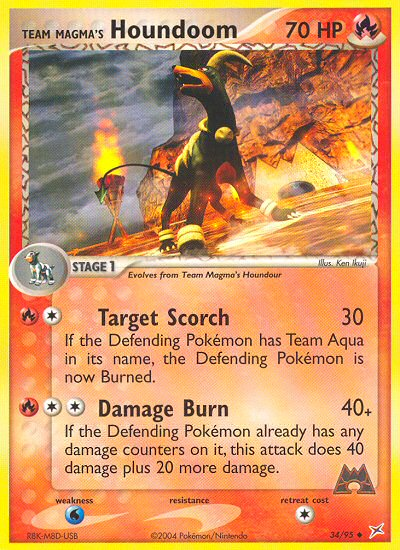 Team Magma's Houndoom - 34/95 - Team Magma vs Team Aqua