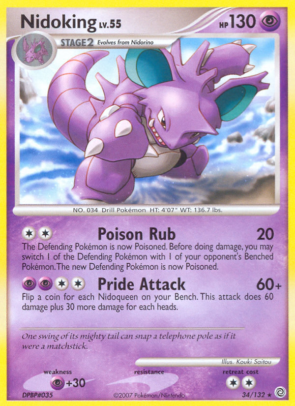 Nidoking - 034/132 - Secret Wonders