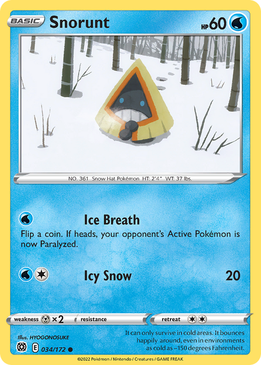 Snorunt - 034/172 - Brilliant Stars