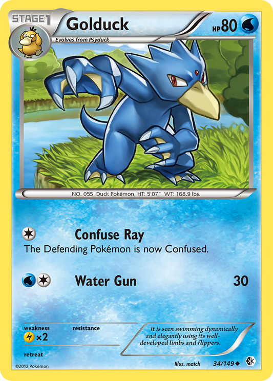 Golduck - 034/149 - Boundaries Crossed